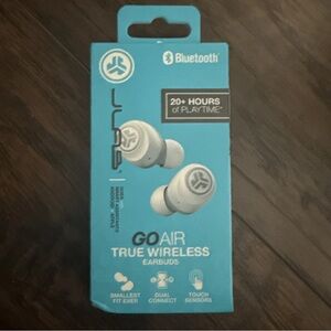 JLab Go Air True Wireless Earbuds - White